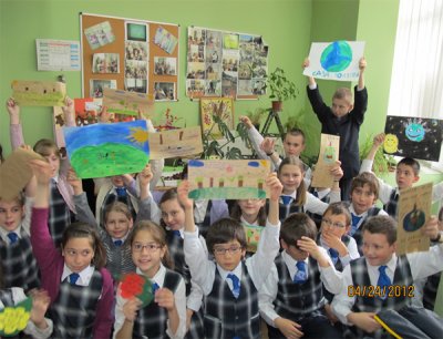 Pupils at the Centre for Information and Ecological Education in Bistrița © City of Bistrița